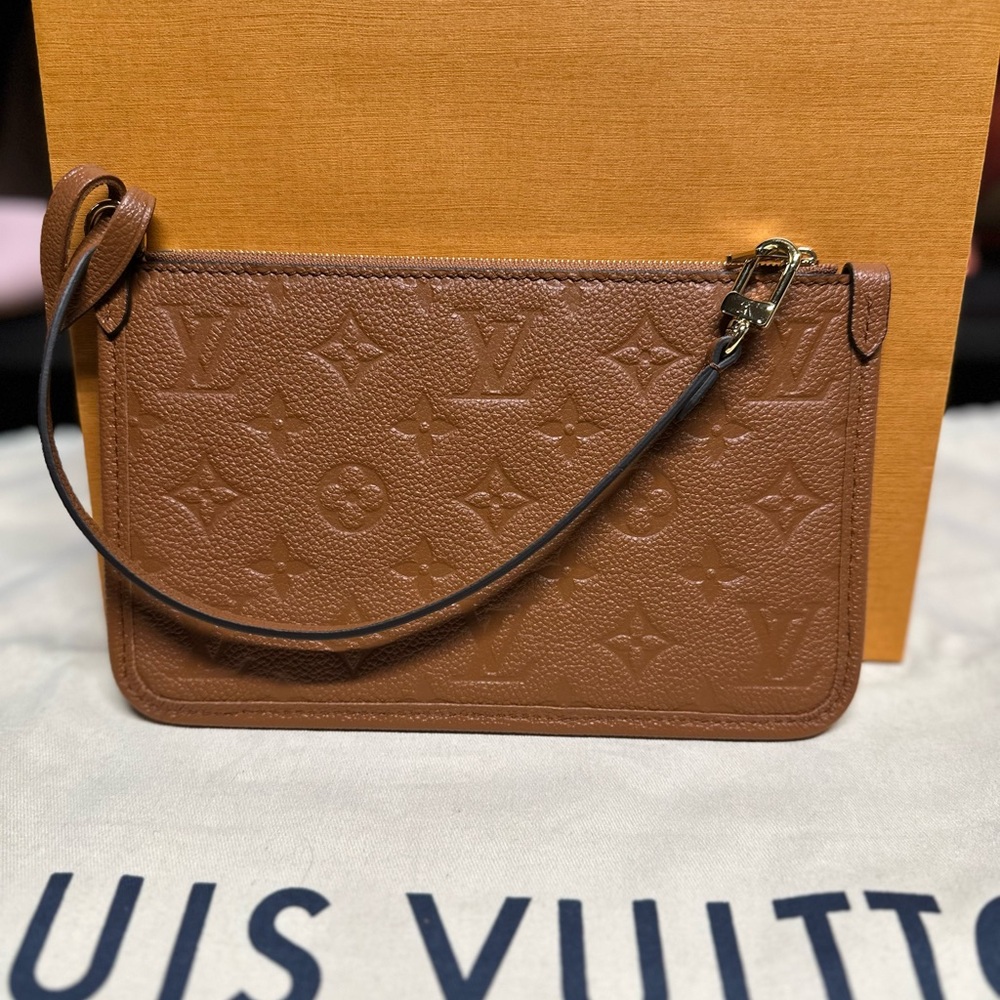 Louis Vuitton Loop Hobo Empriente Pouch Cognac